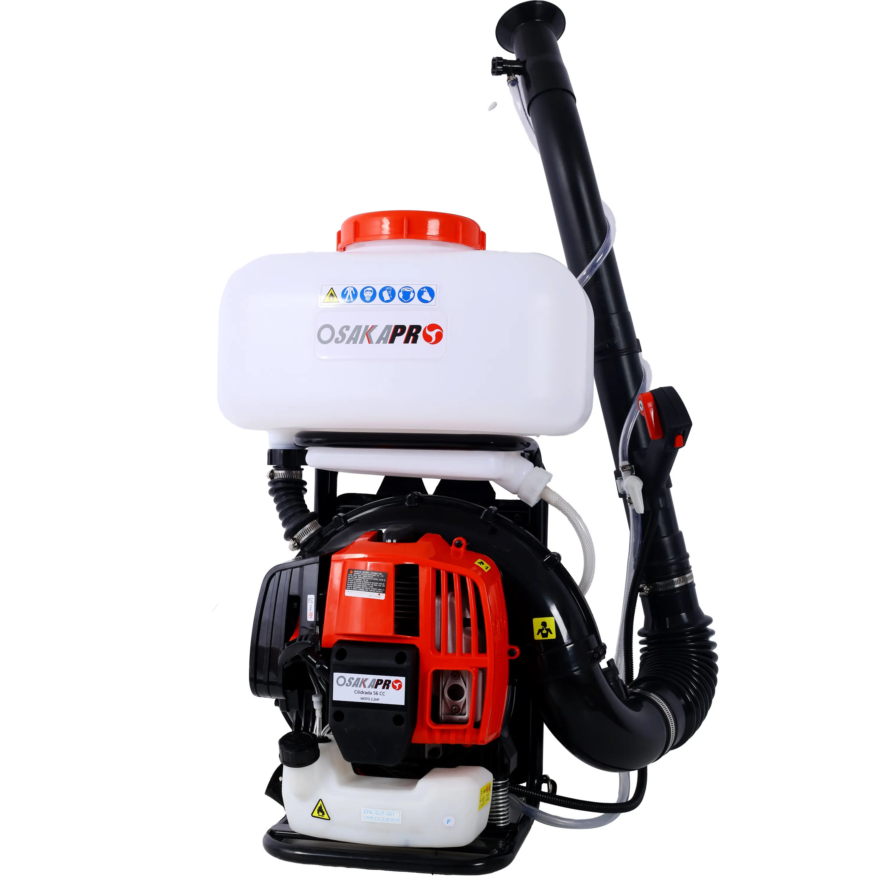 Hardware 55.7cc Mosquito fogger Mister Duster Mosquito Sprayer Backpack Sprayer Cold Fogger,Gasoline Powered Sprayer Blower Machine with 20L Tank for Garden Spraying,EPA Compliant