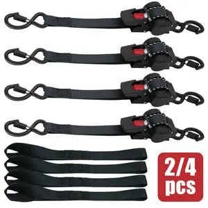 Container/Truck Dedicated Ratchet Strap - Auto-Retracting Cargo Binding Tightener, Heavy-Duty Load Securing Tool