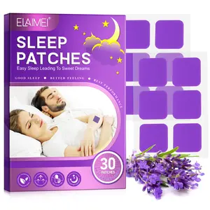 Elaimei Sleep Aid Patch, Melatonin & Lavender Oil, Herbal Extracts, Improves Sleep Quality, Safe & Effective, 30pcs/60pcs