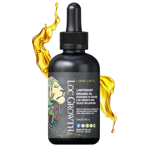 Lion Locs Loc Growth Oil & Scalp Soother for Comfort - Natural & Organic Haircare Perfect for Dreads, Dreadlocks, Braids, Faux Locs & More! Moisturizing & Nourishing
