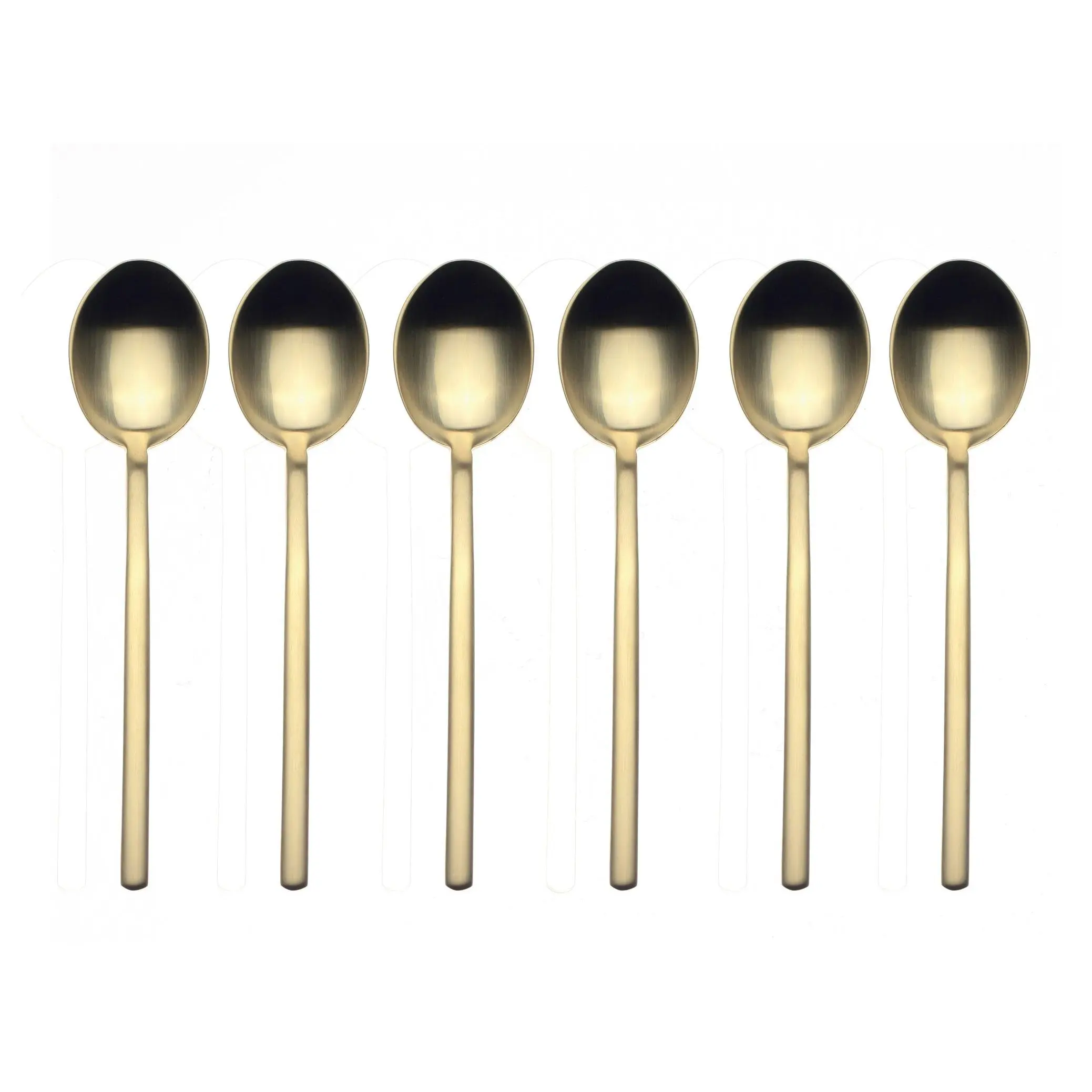 Mepra Due Ice Gold Coffee Spoon Set Mepra Due Ice Gold Coffee Spoon Set