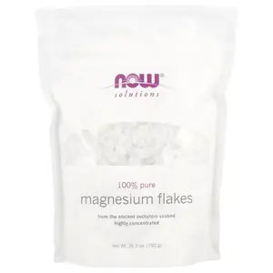 NOW Foods Solutions, Magnesium Flakes, 26.5 oz (750 g)