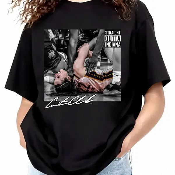 Caitlin Clark T-shirt,  Sports Basketball Shirt, Casual Streetwear Unisex Top, Streetwear Unisex Shirt, Gift For Fan, Full Size, Full Color.