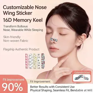 20 Pcs Affordable Nose Bridge Shaping Pads, Nose Strips, Gentle Skin-Friendly, Invisible Natural Lift, Easy Nasal Correction, Portable Daily Use