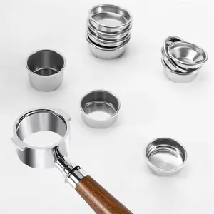 Coffee Filter Basket Replacement 51MM 54mm 58mm Stainless Steel For Bottomless Portafilter Espresso Tools Barista Accessories