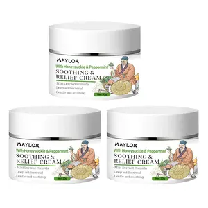 3 Packs MAYLOR Soothing Relief Cream - Herbal Moisturizer The Spot Cream for Sensitive Skin, Lightweight Hydration & Comfort, Refreshing Daily Skin Care-1bottle（30g/1.06oz
