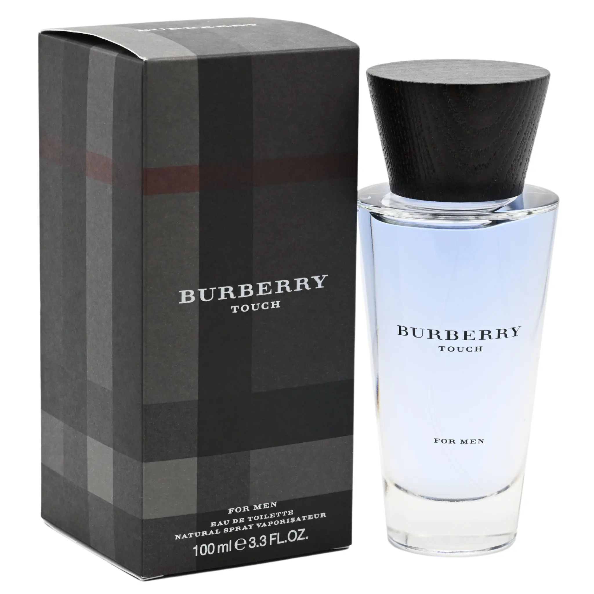 Burberry Touch Eau de Toilette for Men - 3.3/3.4 oz Men's Cologne, New in Box, Aromatic Citrus Woody Spicy Fragrance with White Pepper & Tonka Bean, Aesthetic Gift for Him (Father's Day, BF Birthday)
