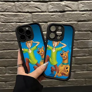 Scooby Doo & Shaggy Vintage Cartoon iPhone Case Compatible with iPhone 11/12/13/14/15/16 (Pro Max/Plus) Fun Design for Animation Fans
