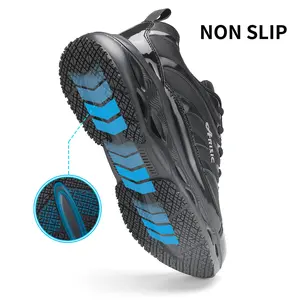 Women's kitchen shoes Waterproof, non-slip and stain resistant men's catering waterproof restaurant work shoes Comfortable sneakers Kitchen chef non-slip catering shoes Outdoor camping shoes Walking shoes Indoor outdoor catering work shoes