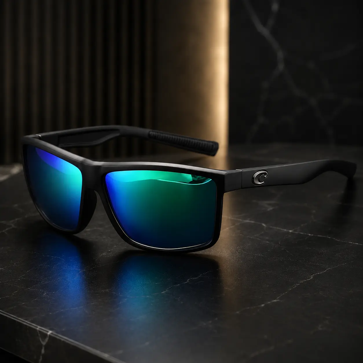 Costaego Polarized UV400 Square Sunglasses for Men Women Lightweight Fishing Driving Outdoor Sports Eyewear
