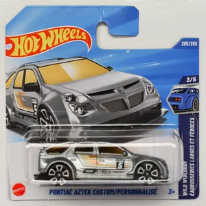 Pontiac Aztek Custom Silver 2025 Hot Wheels Wild Widebody Short Card Collectible