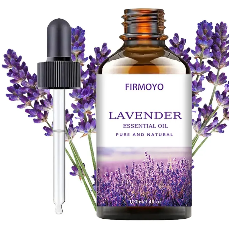 3.38oz Lavender Essential Oil, Plant-Based Body Oils, for Skin Care, Hair Care, Massage, Shower, Face, Body, Nails, Lashes, General Use