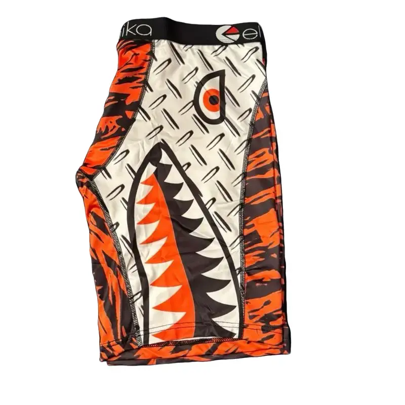 Ethika Men’s Underwear - Casual Shorts with Orange Design