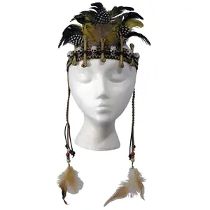 Voodoo/Witch Doctor Headpiece for Halloween Party - Adult Sized