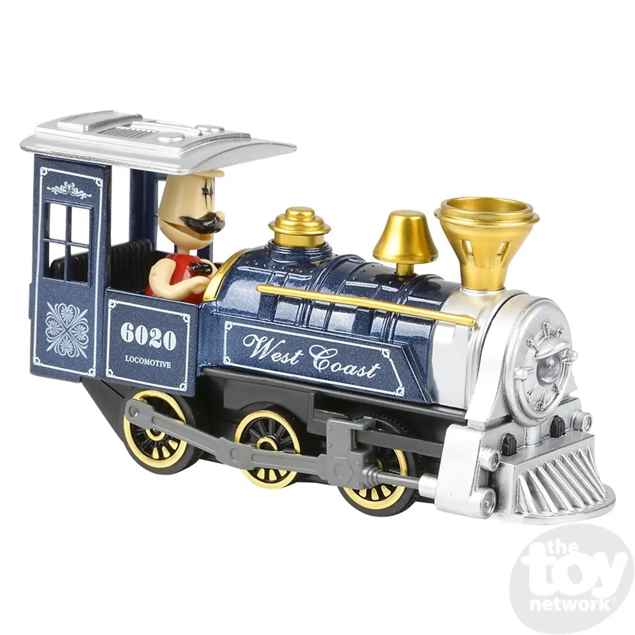 5.5" Die-Cast Pull Back Sonic Choo Choo Train (4 colors)
