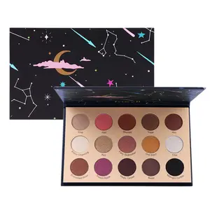 Faeyli 15 Color Eyeshadow Palette with Matte & Metallic Highly Pigmented Eye Makeup Palette, Matte Shimmer Metallic Eyeshadow Pallet Long Lasting Blendable Natural  Cosmetic