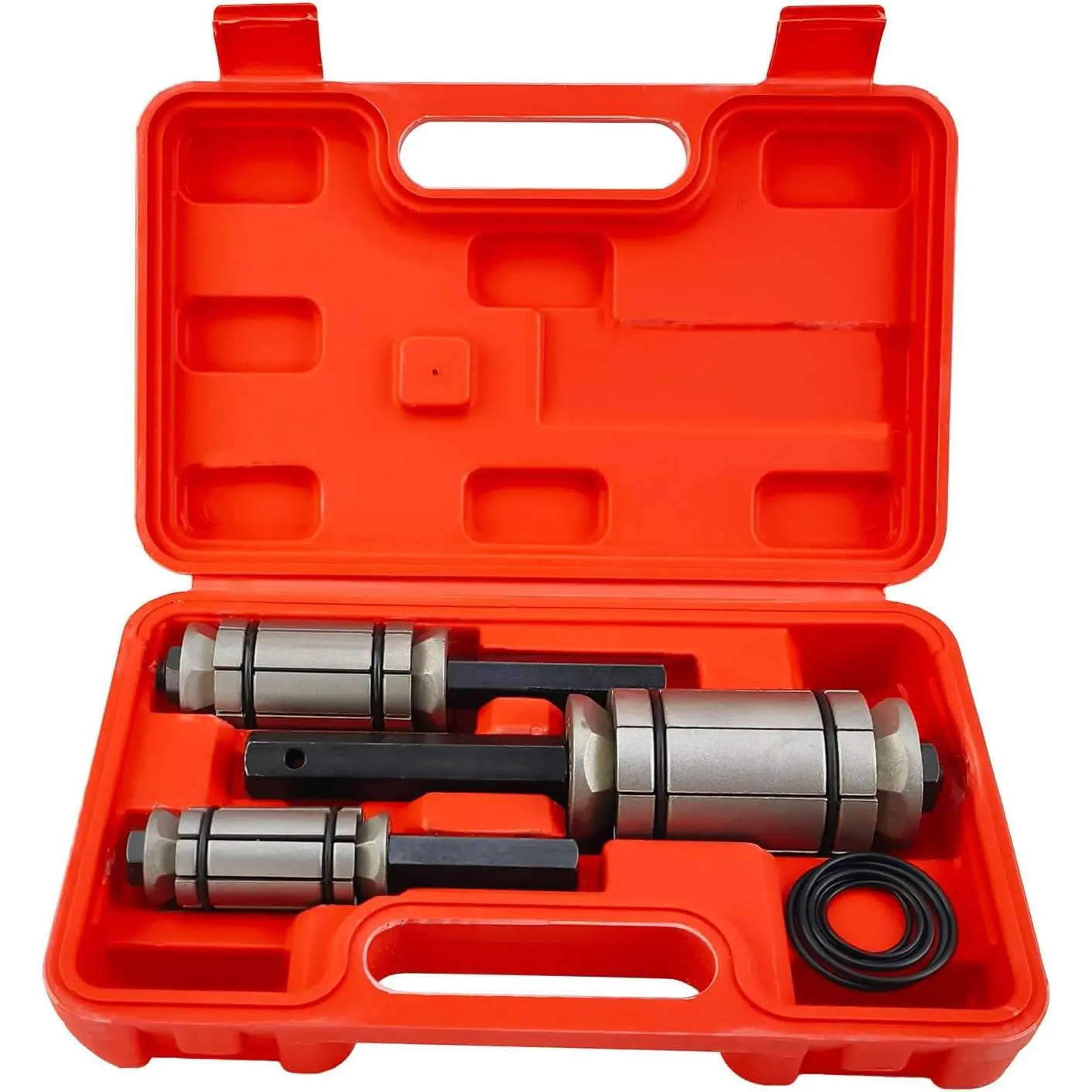 3PCS Carbon Steel Automotive Car Tail Pipe Expander Hand Tool Set - 1-1/8" to 3-1/2" Expansion Range, Durable Strength Exhaust Pipe Muffler Spreader with Equal Diameter Compatibility for Vehicles, Trucks