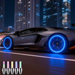 Super Bright Bike & Car Valve Light, LED Auto Lighting, Best Choice for Night Cycling, Cool Lights, Ca Prop 65 Compliant