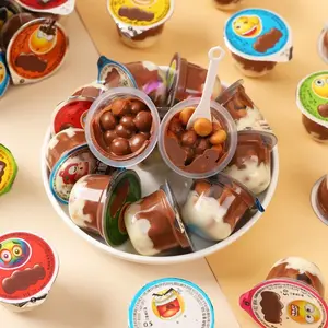 [26 cups]Planet Cup - Chocolate Sauce Biscuit Balls, Cocoa Spread With Breadsticks, Sweet Biscuits In Milk Chocolate Cream, Nostalgic Snack Packs(360g) Cookie Cooky asian snacks milk rice crackers