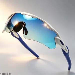 Unisex HD Windproof Cycling Goggles - Lightweight, Shatterproof UV400 Anti-Glare Modern Sports Eyewear for Cycling, Running