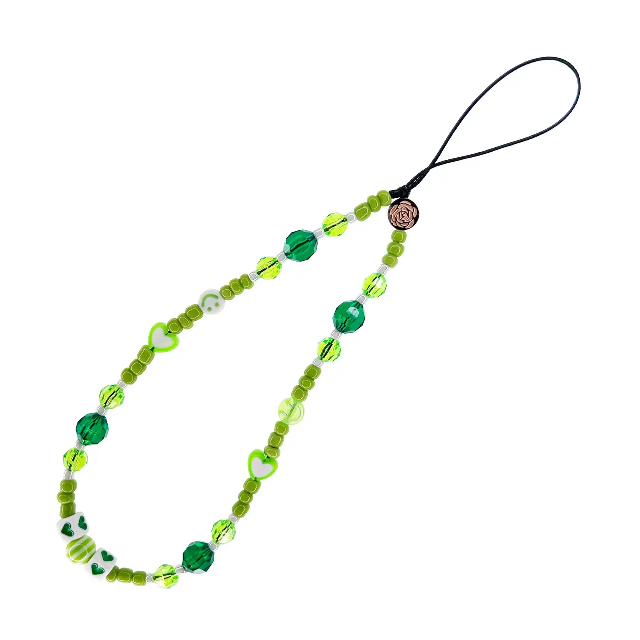 abbyrose Green Smiles Phone Charm abbyrose Green Smiles Phone Charm