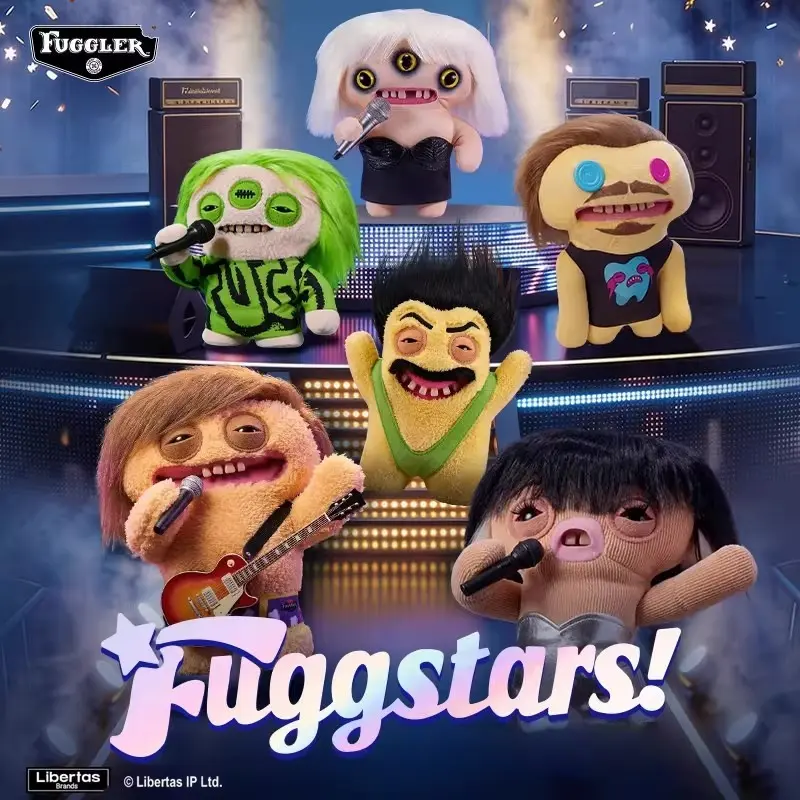 Fuggler Fuggstars II Ugly-Cute Teeth Monster Collectible Plush Toy - Whimsical Figurines, Comedy Collectibles, Fashion Plush Toys for Collectors