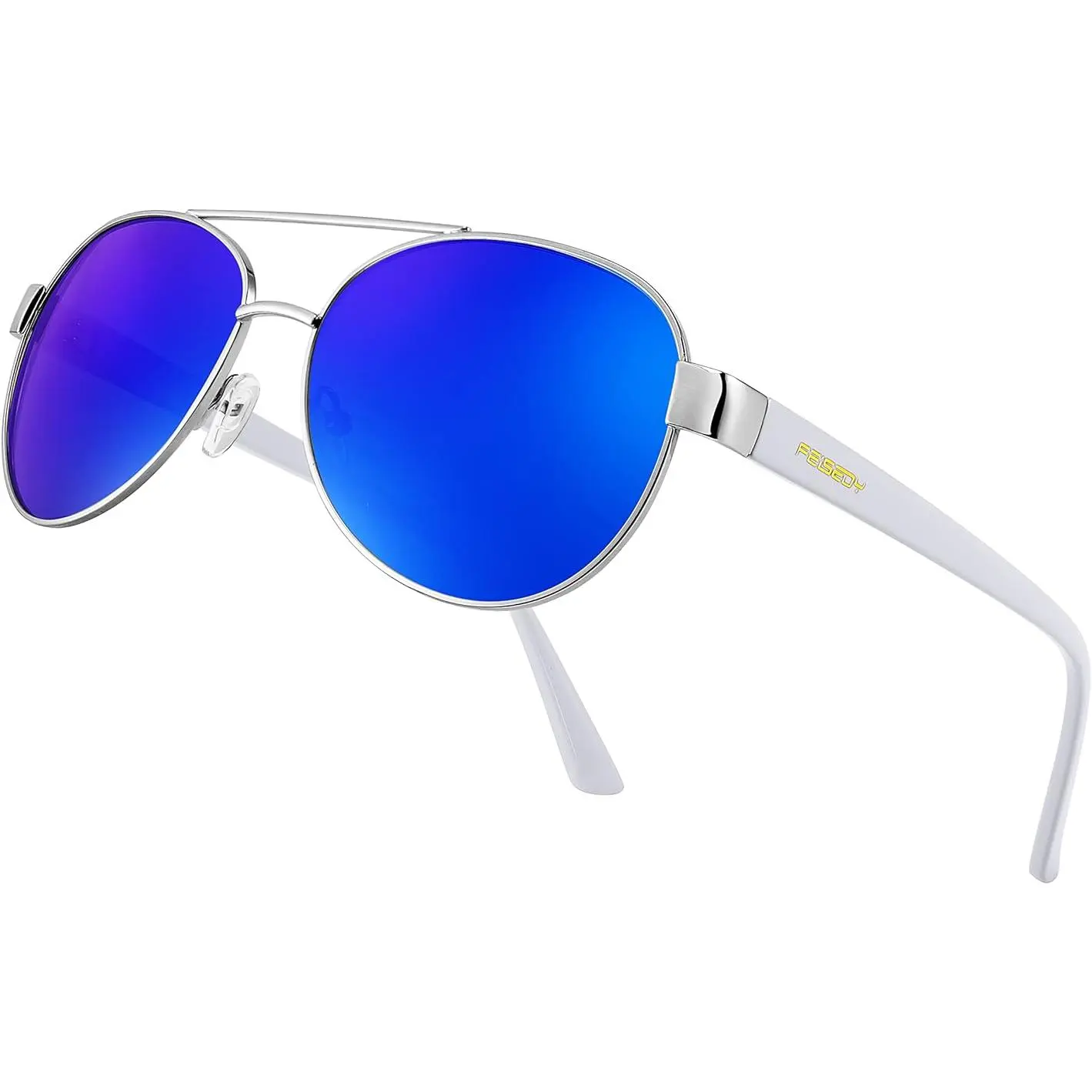 FEISEDY Classic Pilot Polarized Sunglasses for Women, UV400 Protection, Ideal for Driving and Golf, UV400 Shields Eyes on Sunny Drives B4109