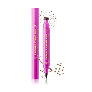 Waterproof Freckles Pen for Realistic Natural Freckles, Long-Lasting Faux Freckle Stamp with Fine Tip Eyeliner, Waterproof Makeup Tool for Daily Wear, Party, Cosplay