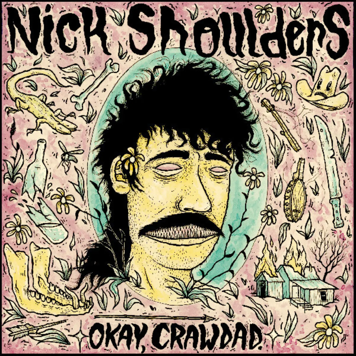 Nick Shoulders - Okay, Crawdad.  [VINYL RECORD - LP] Colored Vinyl, Violet