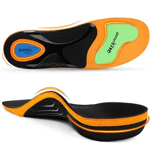 Ailaka Orthopedic Insoles | PU/TPU/GEL Cushion | Orthotic Arch Support plantar fasciitis insoles | Ultra Soft Acupoint Massage Insoles | Foot Pain Relief | Trim-Fit | Invisible Height Lift Shock Absorption Comfy