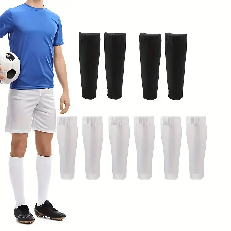 Unisex Athletic Wear Compression Leg Sleeves, Over the Calf Nylon Football Gear with UV Protection for Running, Basketball & Shooting, Sports Sleeve, Breathable Compression Sleeves