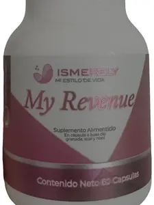 ISMERELY My Revenue Caps - Revitalizing Antioxidant Supplement with L-Glutathione Vitamins B1 B6 B2 A C & Fruits for Energy Immune Support