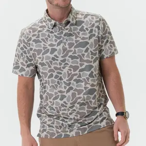 Modern Neutral Camo Polo