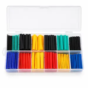 Heat Shrink Tubing Kit 280 Pcs 2:1 Ratio WaterproofInsulation Sleeves with Storage Case Colored Adhesive LinedTubes for Home Repairs Electronics DIY Projects