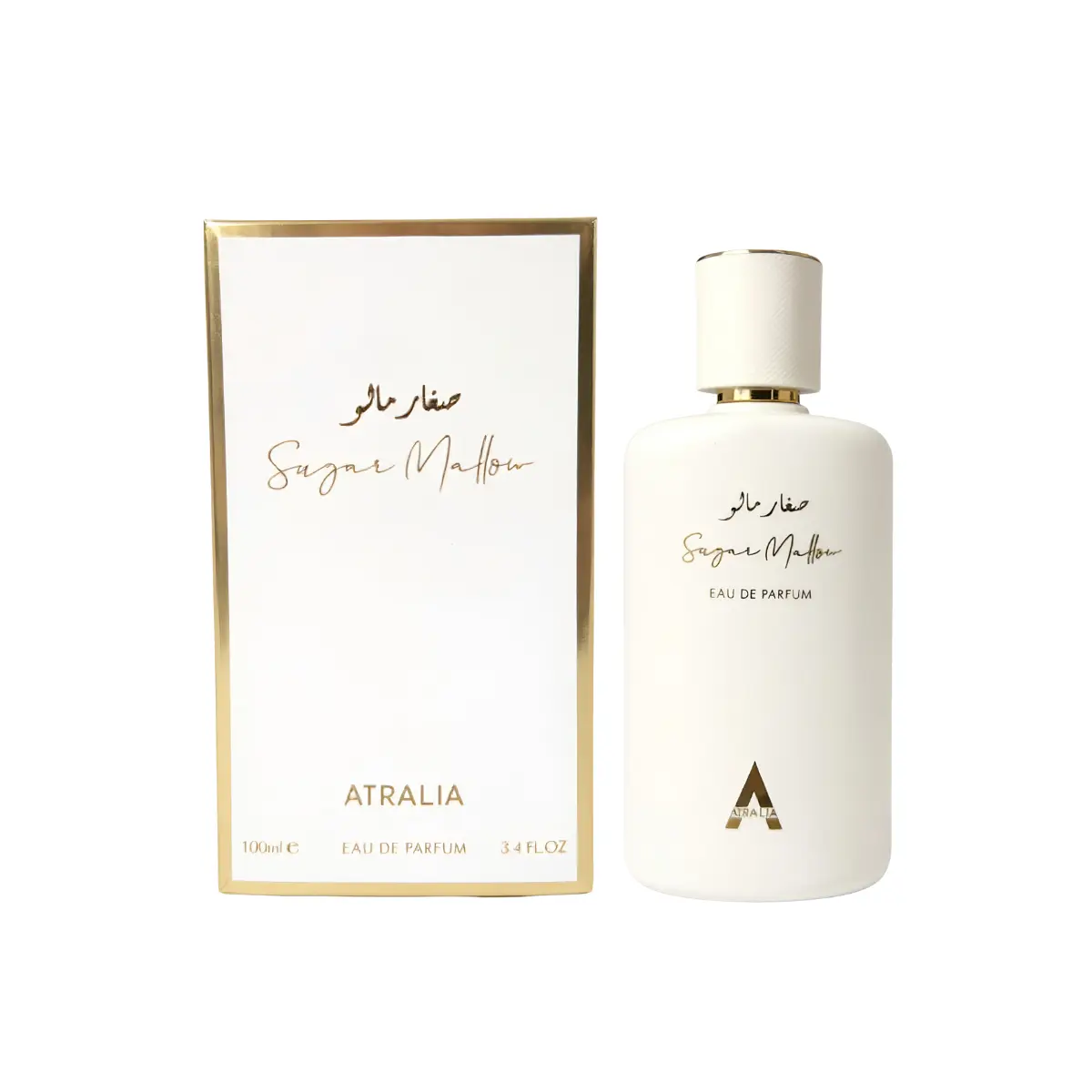 Atralia Sugar Mallow Eau de Parfum, Marshmallow Perfume for Women with Vanilla & Cotton Candy, Playful Long-Lasting Floral Scent for Adults, 3.4 fl oz, Fragrances, Long Lasting Perfumes