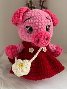 Pink pig in a dress
