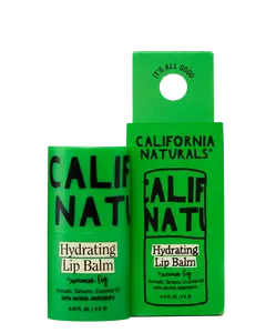 California Naturals Hydrating Lip Balm, Petroleum Free, Natural, Cruelty Free, 100% Naturally Derived, All Skin Types, 0.28 Fl Oz