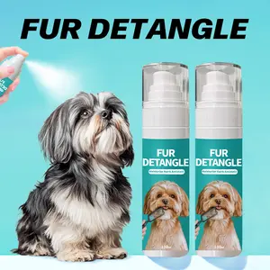 Pet Hair Detangling Spray for Daily Grooming. Quickly softens tangled hair, prevents static and flyaways, and makes brushing easier. Helps repair damaged fur and reduce shedding for healthier, smoother coats#TikTokshopBlackFriday