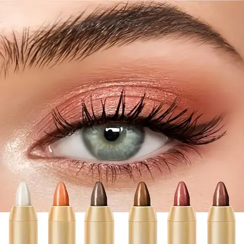 Luxury Pearl Eyeshadow Pencils Set Cosmetics Waterproof High Glossy Eye Shadow Stick Easy To Apply Sleeper Silkworm Pen Beauty Long Lasting Makeup