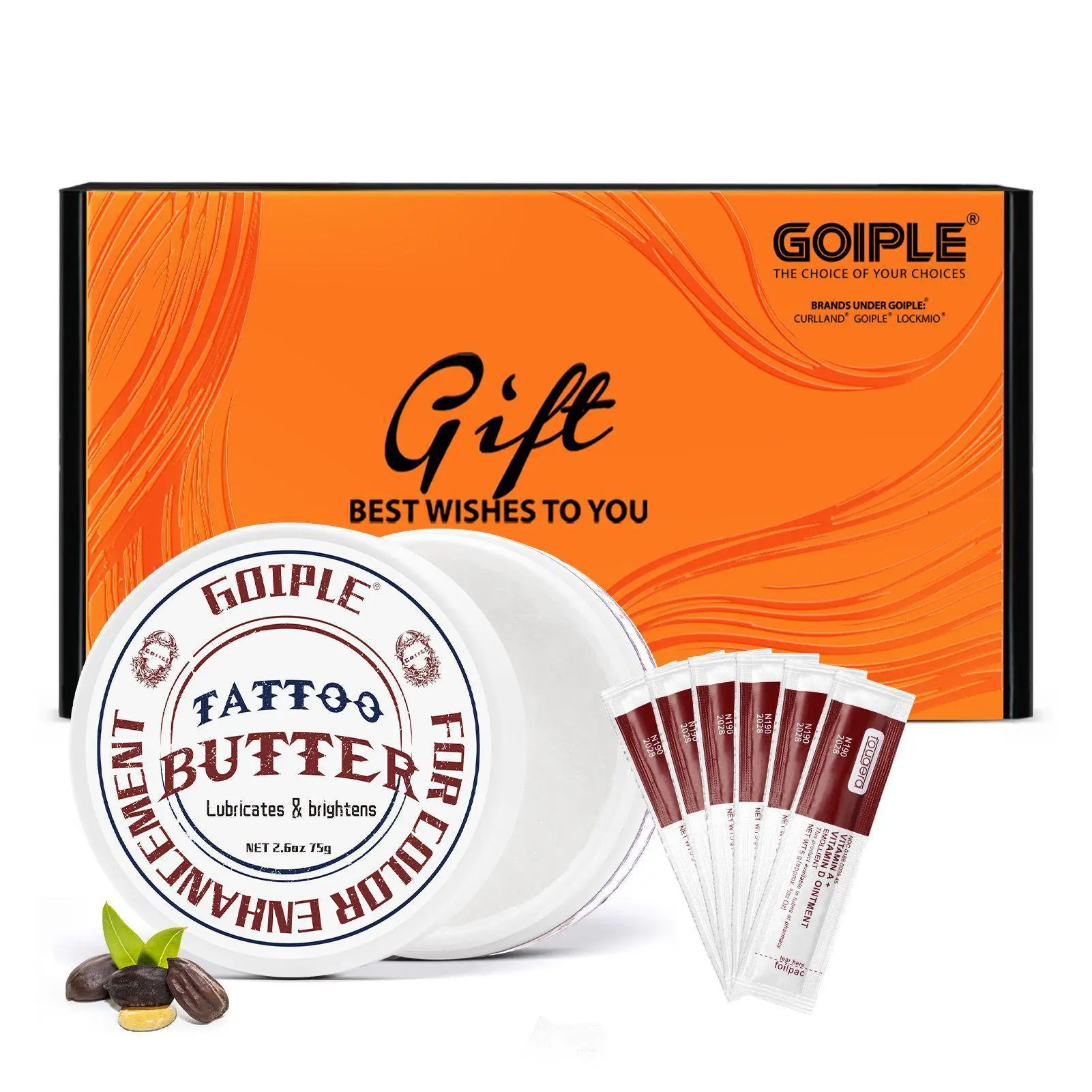 【Deals for You days】Tattoo Aftercare 2.6oz Cream for Before, During, and After Tattoo Process - Scar Repair, Gel, and Protective Balm for New & Older Tattoos Liptattoo