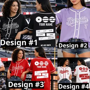 [Baseball Jersey] Custom Bangtan Members Baseball Jersey, Arirang World Tour 2026 Merch Shirt, Kpop Gift for Army, Baseball Jersey Gift Fans, Custom Kpop Jersey
