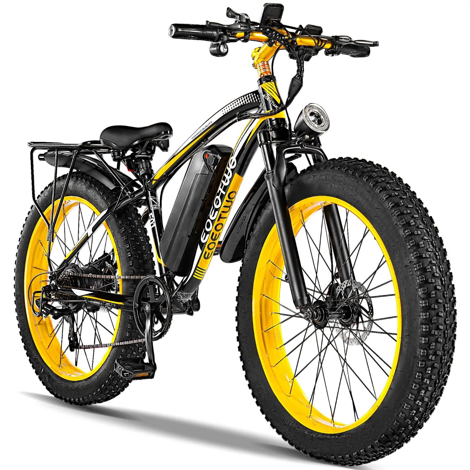Electric Bike for Adults, 1500WPeak motor，34MPH,48V15AHBattery,  60 Miles(Pedal Assist Mode） Electric bike, 26" Fat Tire Dirt Bike, Shimano 7-Speed E-Bike