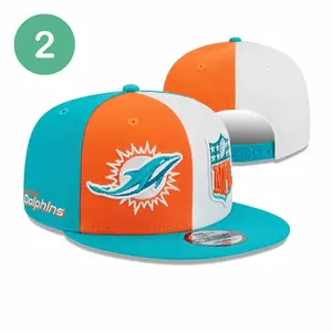 New Era NFL Men's Miami Dolphins 2025 Sideline 9FIFTY Snapback Hat Adjustable