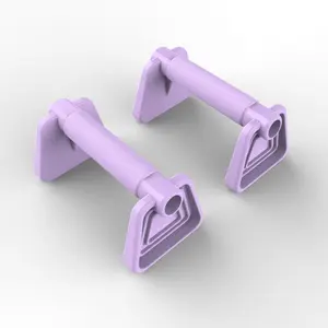 Non-Slip Push Up Bars, Lightweight Plastic Push-Up Stands for Home Workouts, Core and Arm Strength Training