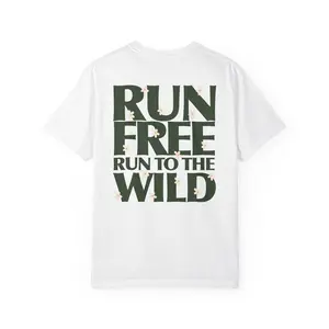 Run Free, Run to the Wild T-Shirt 100% Cotton
