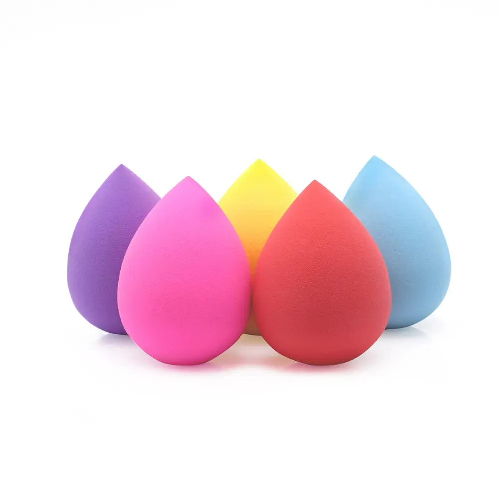 Professional 5 Color Makeup Sponge Applicator Set