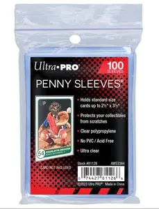 Ultra PRO Penny Soft Card Sleeves - Trading Card Sleeves (100 Count), Card Sleeve, Trading Card Sleeve