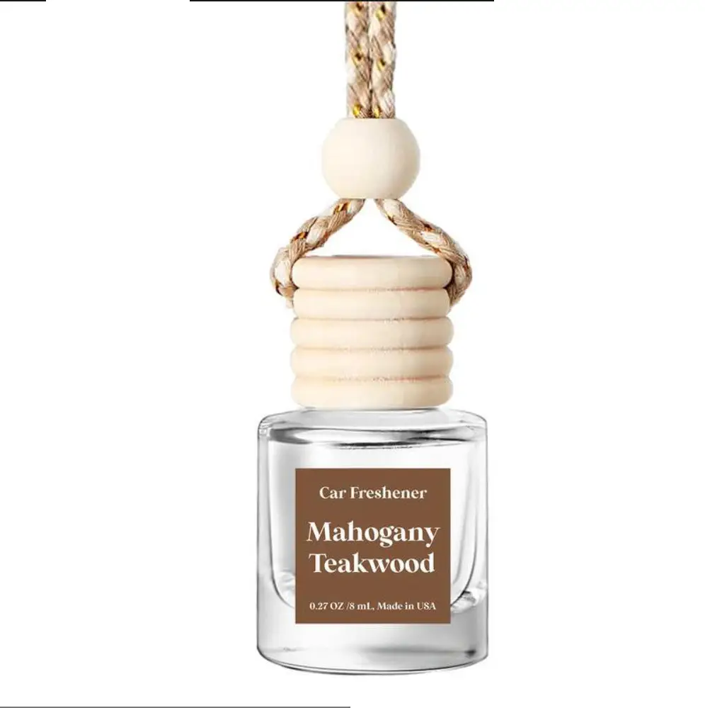 Scented Car Air Freshener - Long Lasting Car Diffuser - Last 60+ Days teakwood