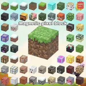 10pcs Mc Pixel Building Blocks Set, DIY Assembly Toy Kit for Adults, Creative Miniature Construction Playset, Fun Educational Toys
