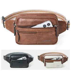 Leresas Fanny Packs, Versatile Crossbody Bags for Women, Vegan Leather Belt Bag Chic Cross Body Waist Pack Trending Purses Shoulder Bag, Everyday Purse Handbag Tote Bag for Travel Essentials Hiking Running, Gift for Her Mom Summervibes